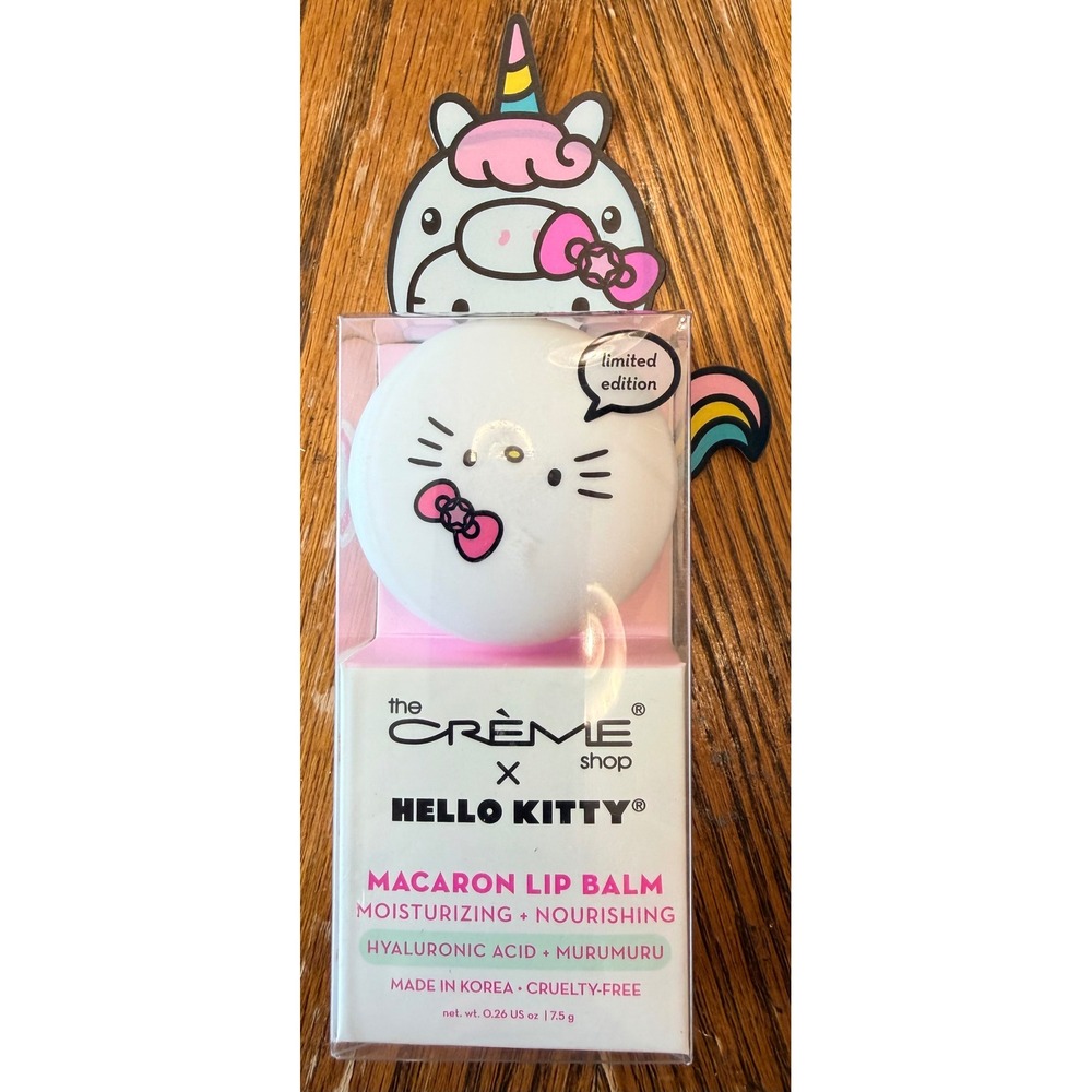 NEW Limited Edition Crème Shop x Hello Kitty Macaron Lip Balm – Sweet Sprinkles